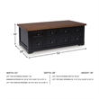 Signature Design by Ashley Wildenauer Black Lift-Top Coffee Table