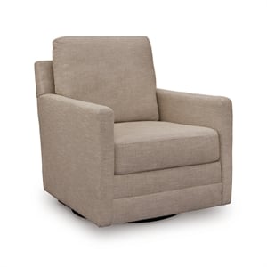 Signature Design by Ashley Freybourne Next-Gen Nuvella Brown Swivel Chair