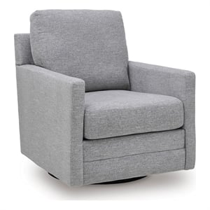 Signature Design by Ashley Freybourne Next-Gen Nuvella Gray Swivel Accent Chair