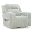 Signature Design by Ashley Broad Cove Light Gray Power Recliner