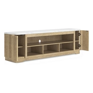 Signature Design by Ashley Camdill Brown 80&quot TV Stand for TVs up to 92&quot
