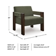 Signature Design by Ashley Adlanlock Green Accent Chair