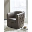 Signature Design by Ashley Brentlow Brown Swivel Accent Chair