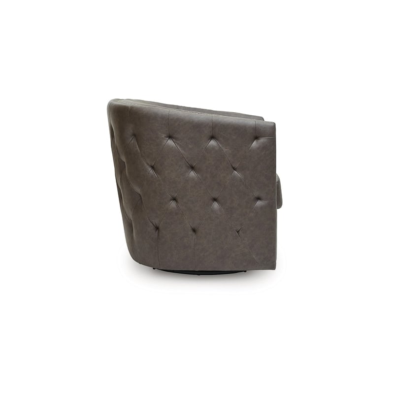 Signature Design by Ashley Brentlow Brown Swivel Accent Chair