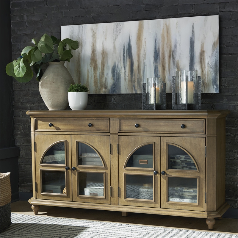 Signature Design by Ashley Barlomore Brown Accent Cabinet