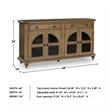 Signature Design by Ashley Barlomore Brown Accent Cabinet