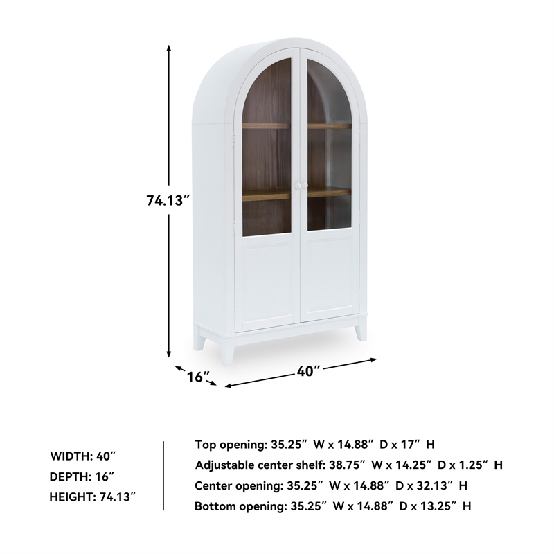Signature Design by Ashley Dagandale White Accent Cabinet