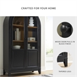 Signature Design by Ashley Dagandale Black Accent Cabinet