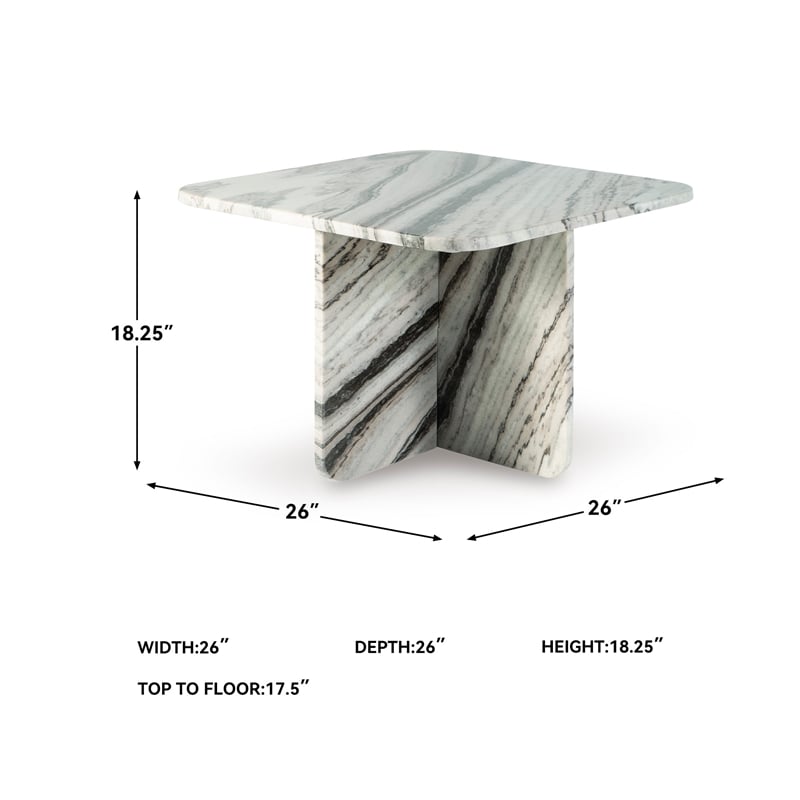 Signature Design by Ashley Baretton Gray Accent Coffee Table
