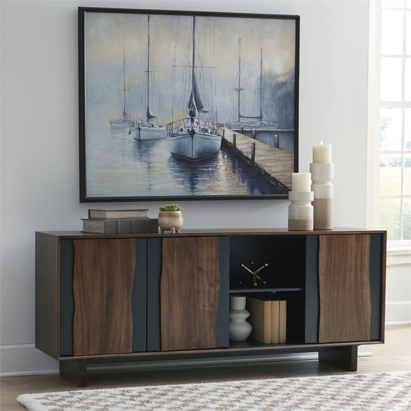 Signature Design by Ashley Welby Brown Accent Cabinet