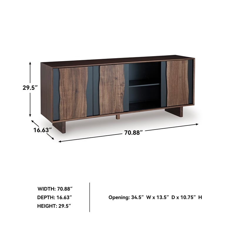 Signature Design by Ashley Welby Brown Accent Cabinet