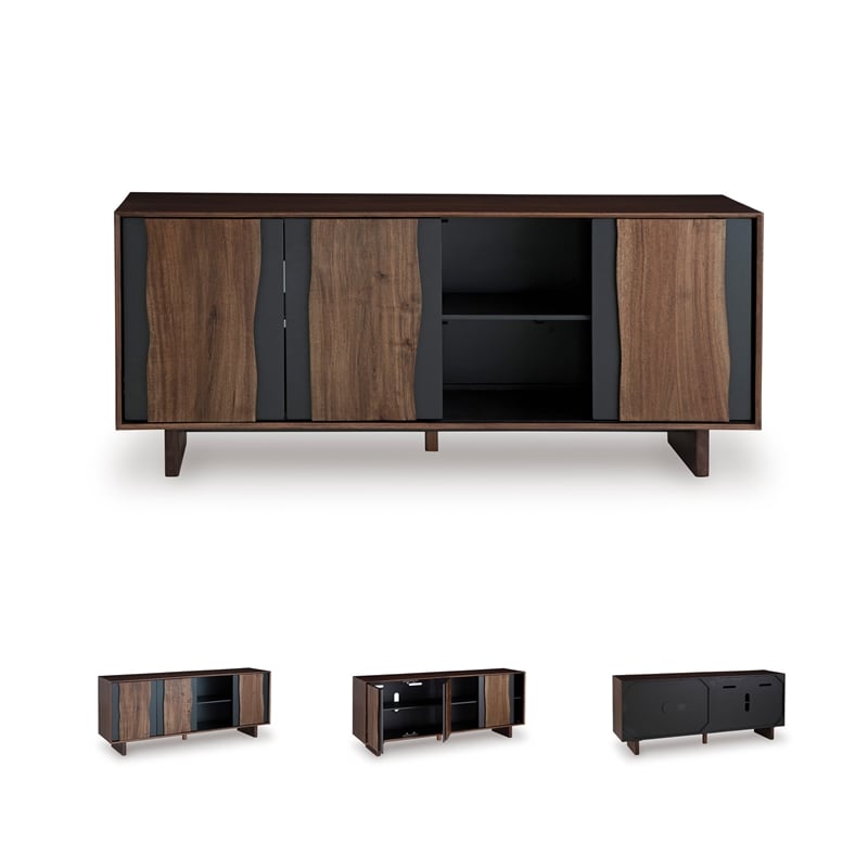 Signature Design by Ashley Welby Brown Accent Cabinet