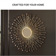 Signature Design by Ashley Morwenna Gold Accent Mirror
