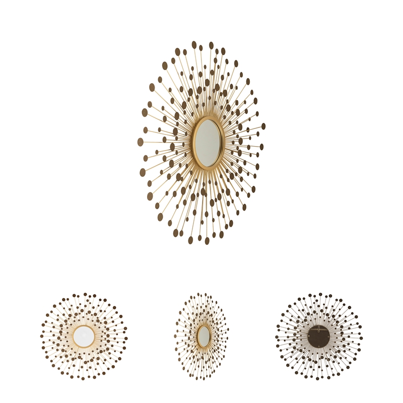 Signature Design by Ashley Morwenna Gold Accent Mirror