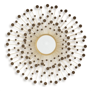 Signature Design by Ashley Morwenna Gold Accent Mirror