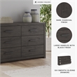 Signature Design by Ashley Prendonea Dark Gray Dresser