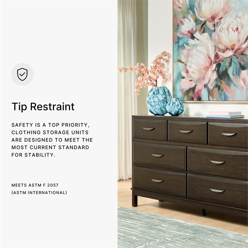 Signature Design by Ashley Vanmore Dark Wood Dresser