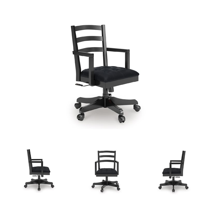 Signature Design by Ashley Wildenauer Black Home Office Desk Chair