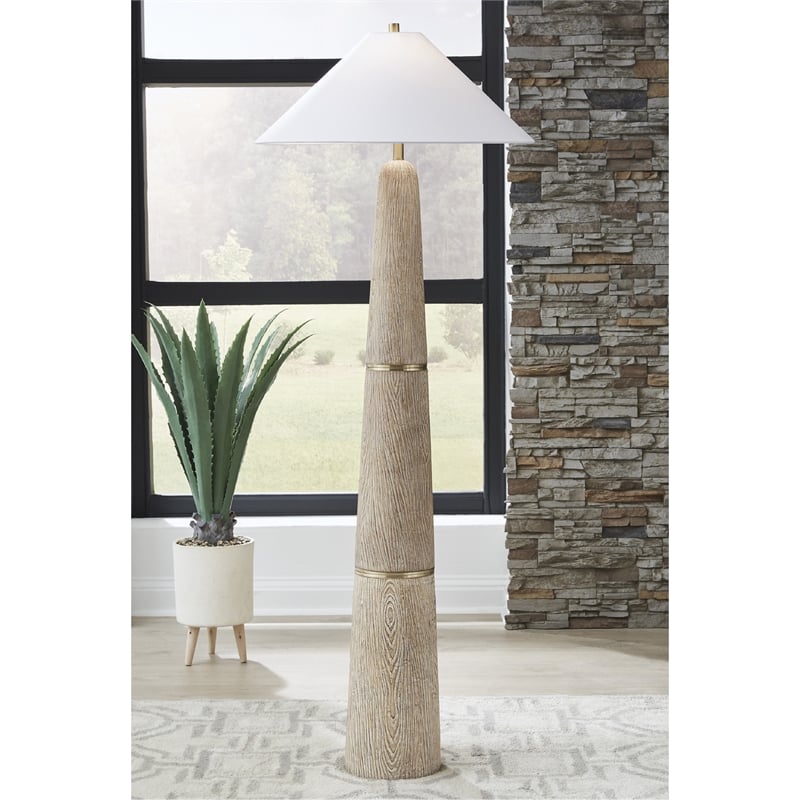 Signature Design by Ashley Gasparleigh Brown Floor Lamp