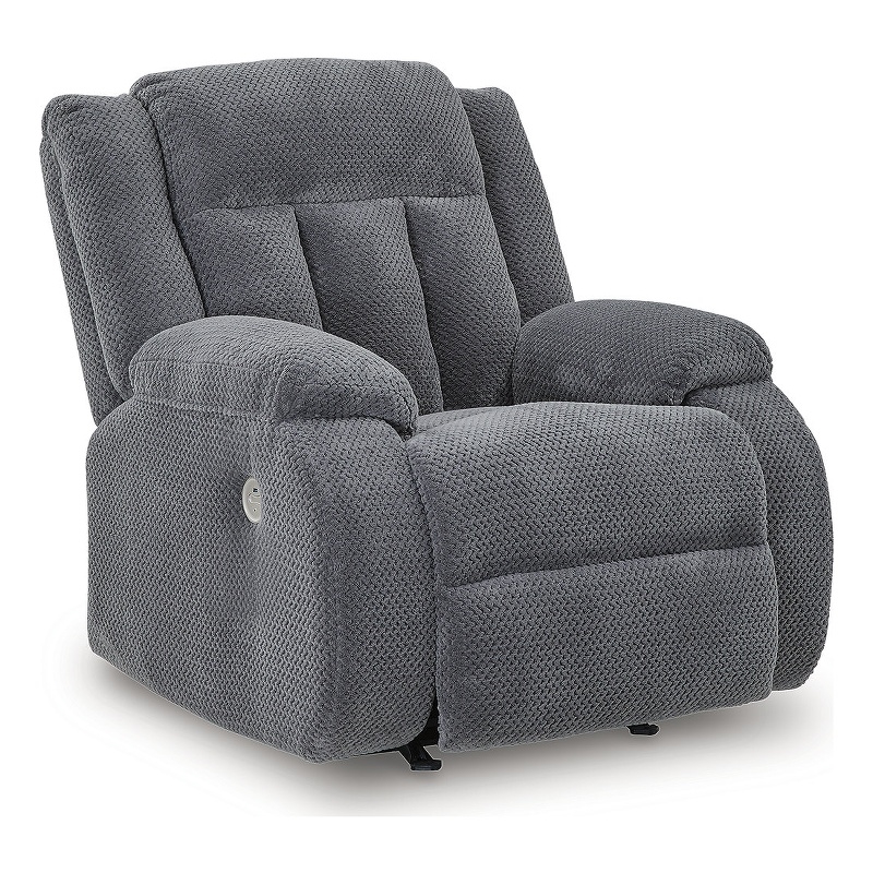 Signature Design by Ashley Free Wake Gray Power Recliner