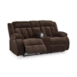 Signature Design by Ashley Observation Brown Power Reclining Loveseat