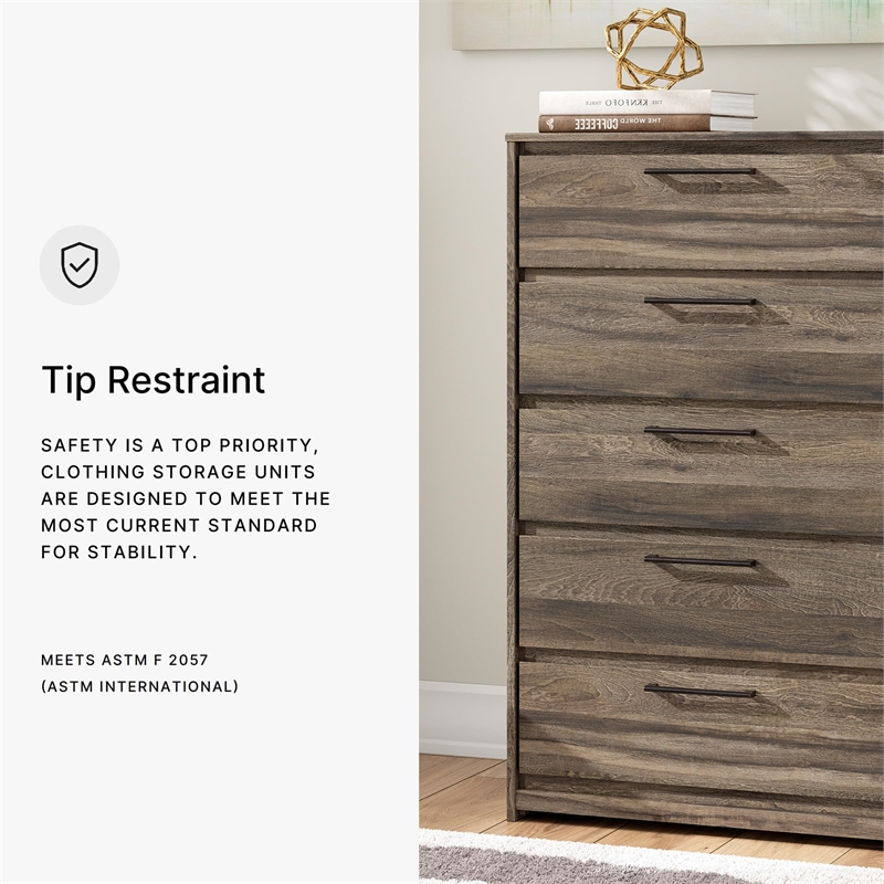 Signature Design by Ashley Jusika Brown Chest of Drawers