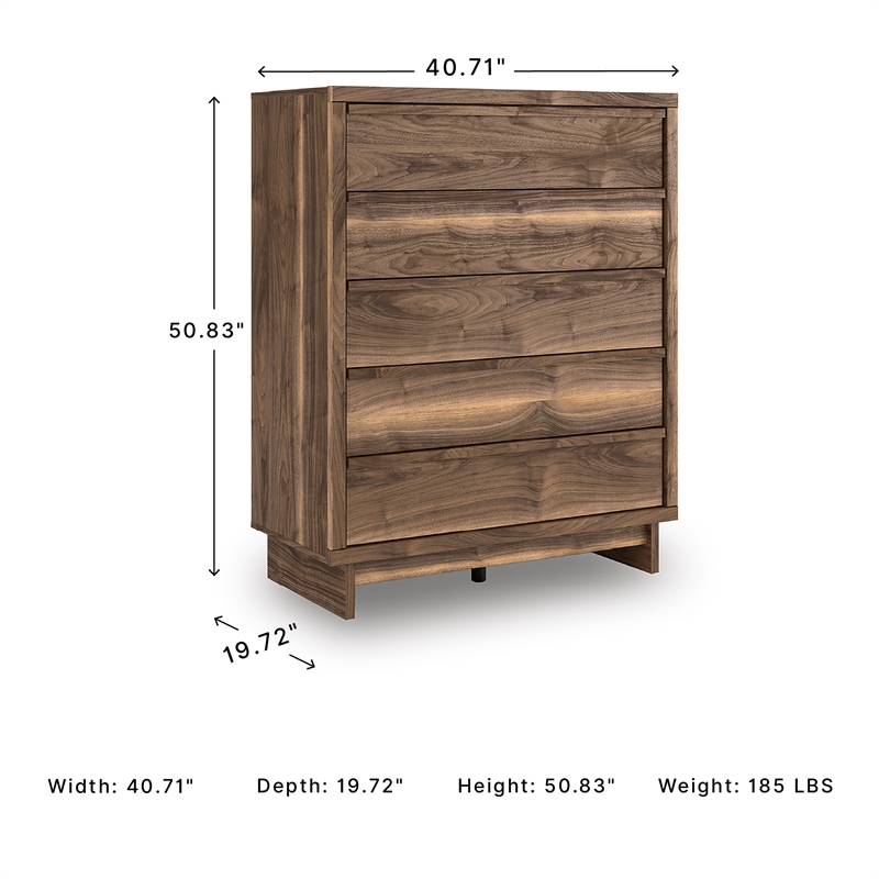Signature Design by Ashley Darcalli Brown Wide Chest of Drawers