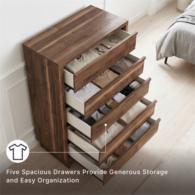 Signature Design by Ashley Darcalli Brown Wide Chest of Drawers