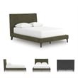 Signature Design by Ashley Darcalli Green Full Upholstered Bed with Roll Slats