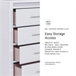 Signature Design by Ashley Stenluxe Bedroom Chest of Drawers in White