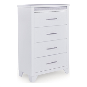 Signature Design by Ashley Stenluxe Bedroom Chest of Drawers in White