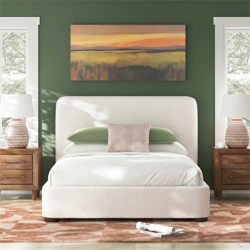 Signature Design by Ashley Brandinlane Beige Queen Upholstered Bed