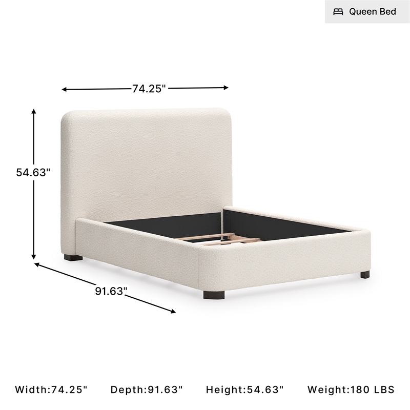 Signature Design by Ashley Brandinlane Beige Queen Upholstered Bed