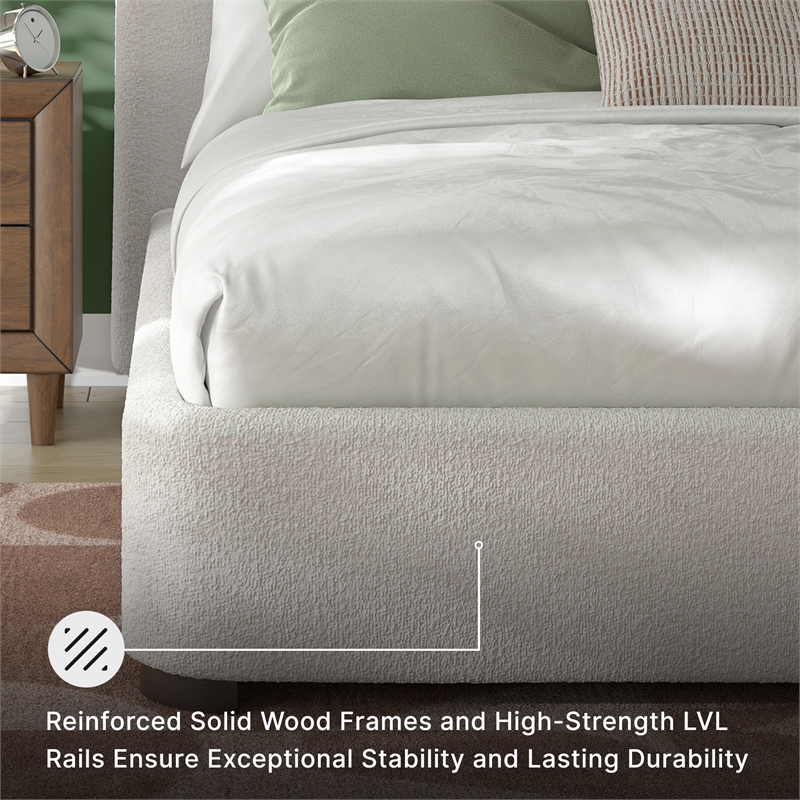 Signature Design by Ashley Brandinlane Beige Queen Upholstered Bed