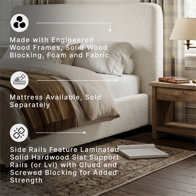 Signature Design by Ashley Brandinlane Beige King Upholstered Bed