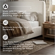 Signature Design by Ashley Brandinlane Beige King Upholstered Bed