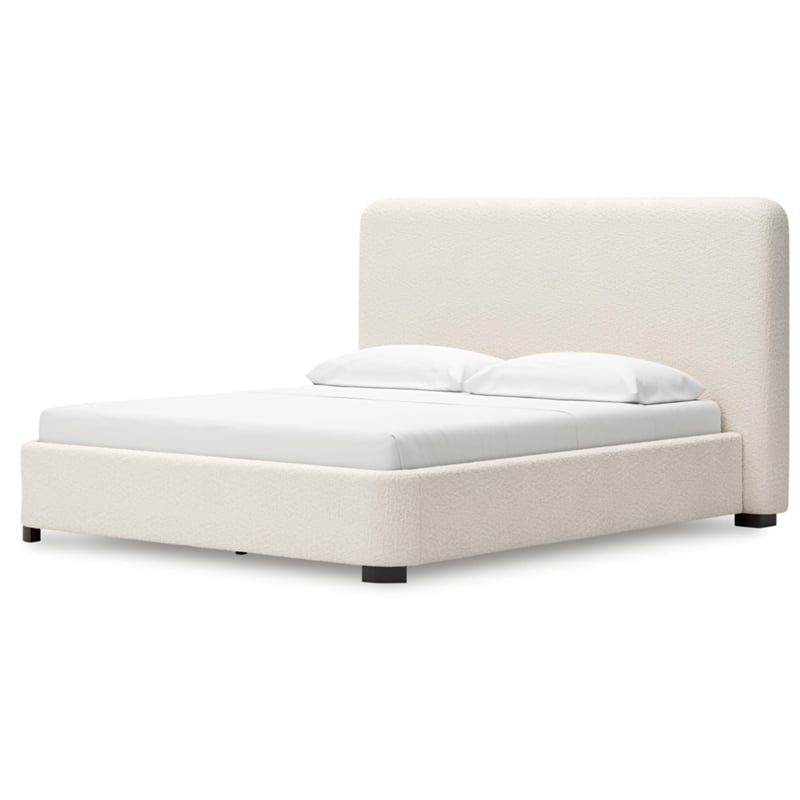 Signature Design by Ashley Brandinlane Beige California King Upholstered Bed