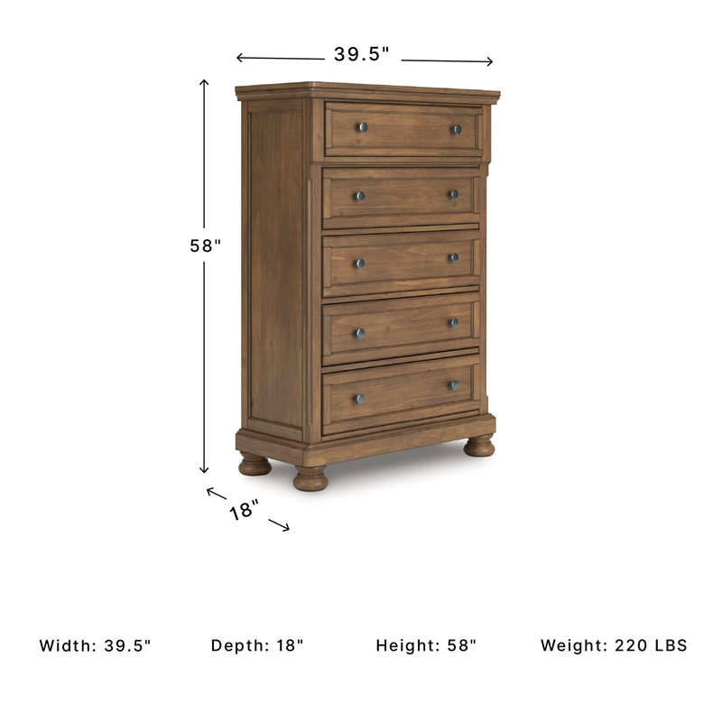 Signature Design by Ashley Glarrison Chest of Drawers in Brown