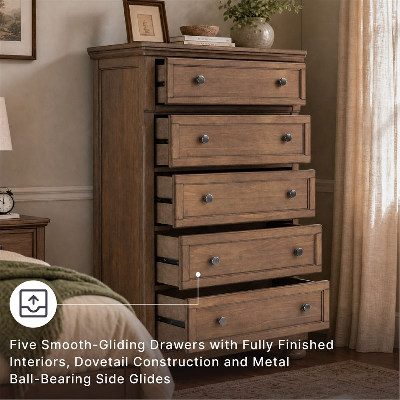 Signature Design by Ashley Glarrison Chest of Drawers in Brown