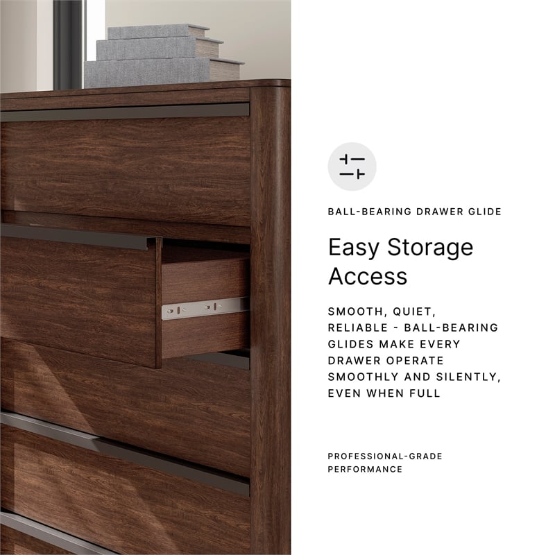 Signature Design by Ashley Kendamor Dark Wood Chest of Drawers