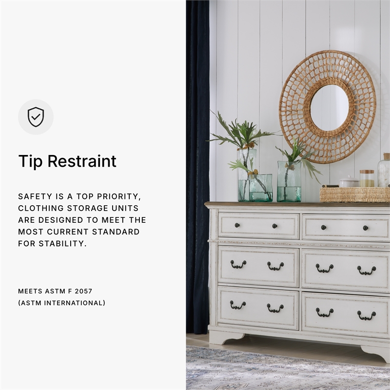 Signature Design by Ashley Blendon White Dresser