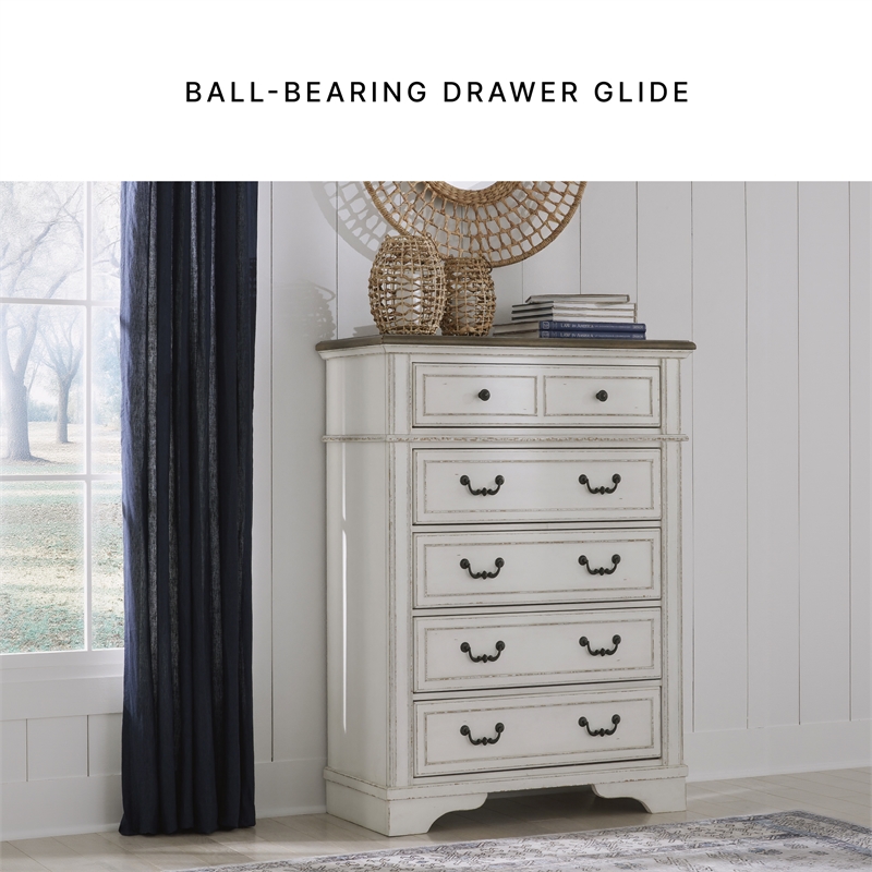 Signature Design by Ashley Blendon White Chest of Drawers