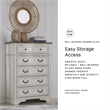 Signature Design by Ashley Blendon White Chest of Drawers