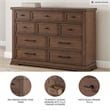 Signature Design by Ashley Taffenbrook Brown Dresser