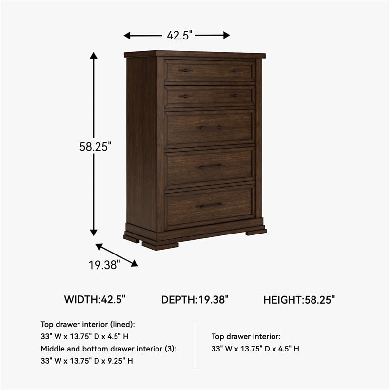 Signature Design by Ashley Taffenbrook Brown Chest of Drawers