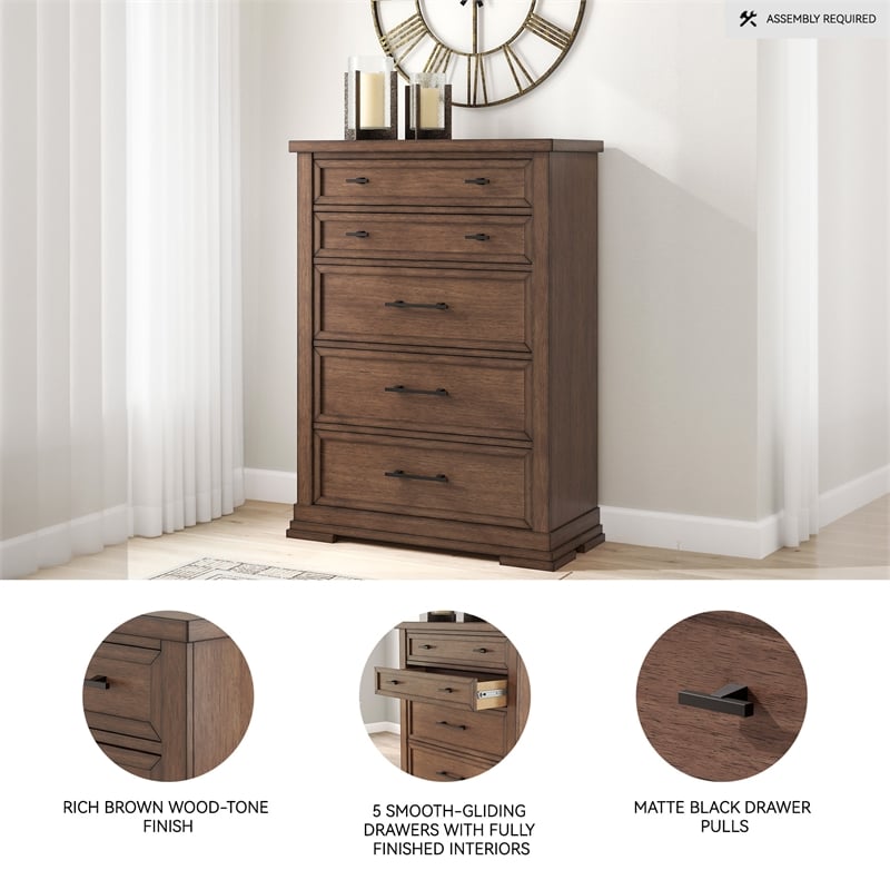 Signature Design by Ashley Taffenbrook Brown Chest of Drawers