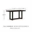 Signature Design by Ashley Neymorton Dark Gray Counter Height Dining Table