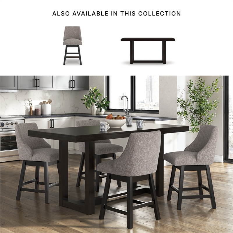 Signature Design by Ashley Neymorton Dark Gray Counter Height Dining Table
