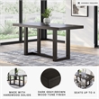 Signature Design by Ashley Neymorton Dark Gray Counter Height Dining Table