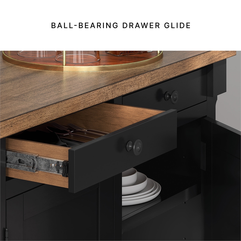 Signature Design by Ashley Wildenauer Black Dining Buffet